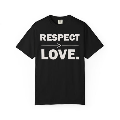 Respect > Love [Large Text]